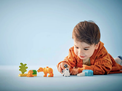 LEGO DUPLO ZESTAW KLOCKÓW RODZINY DZIKIC - widok 2 LEGO opakowanie szczegoly collectible