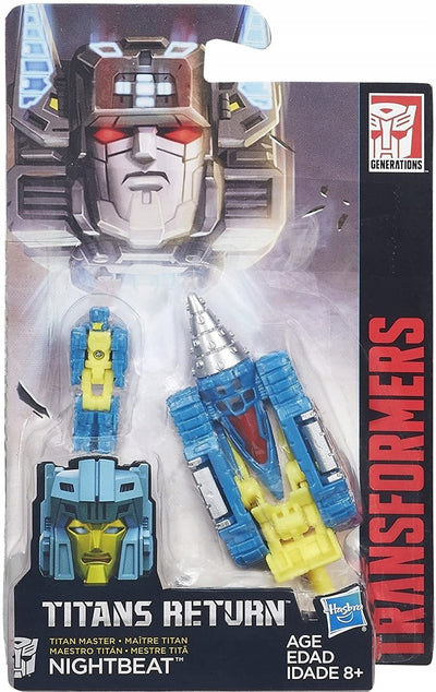 Zabawka TRANSFORMERS TITANS RETURN TITAN AUTOBOT NIGHTBEAT - kolekcjonerska premium zabawki Aseo dla dzieci