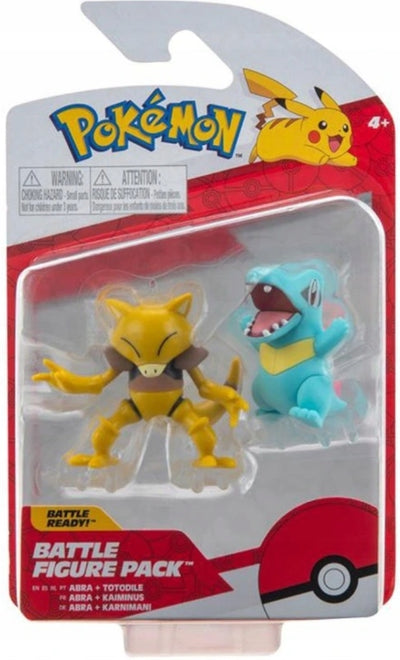 Zabawka FIGURKI POKEMON ZESTAW 2 PAK ABRA + TOTODILE - kolekcjonerska premium zabawki Aseo dla dzieci