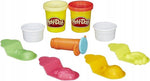 PLAY-DOH ZESTAW PRZYSMAKI LODY Z OWOCAMI - widok 2 opakowania szczegoly zabawka kolekcja