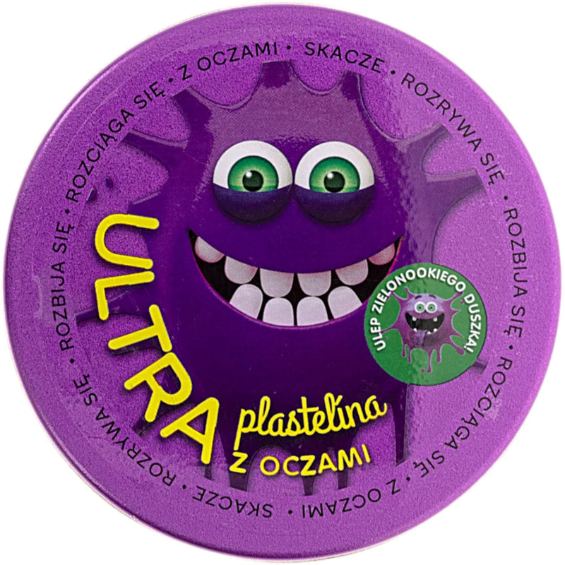 Zabawka ULTRA PLASTELINA Z OCZAMI EPEE FIOLETOWA 80g - kolekcjonerska Epee premium dla dzieci