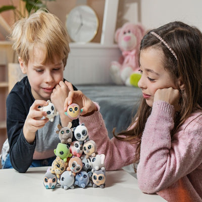 FLOCKIES COLLECTION SERIA 1 TM TOYS  KOL - widok 2 TM Toys opakowanie szczegoly collectible