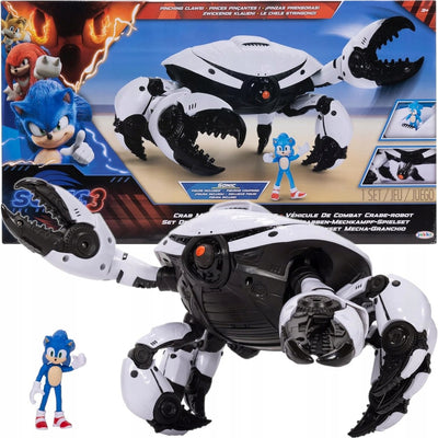 Zabawka SONIC THE HEDGEHOG 3 MOVIE JAKKS ZESTAW CRAB MECH  - kolekcjonerska JAKKS Pacific premium dla dzieci