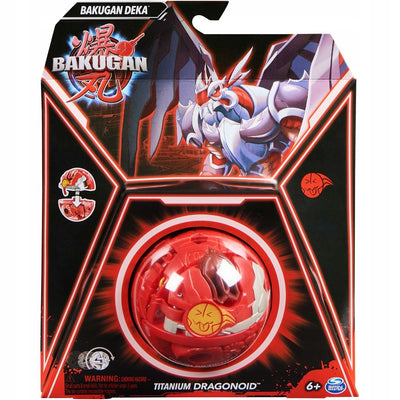 Zabawka BAKUGAN 3.0 DEKA SPIN MASTER DUŻA KULA JUMBO RED M - kolekcjonerska premium zabawki Aseo dla dzieci