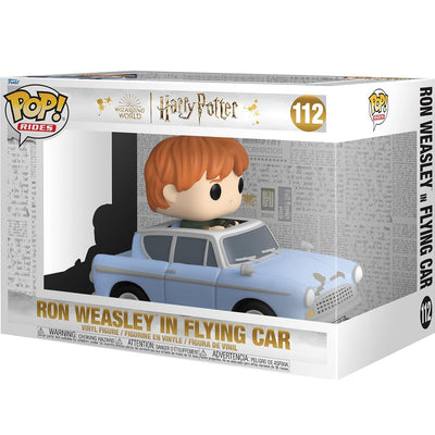FUNKO POP! RIDES HARRY POTTER VINYL FIGURE RON WEASLEY IN FLYING CAR 112
