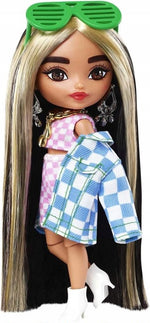 BARBIE EXTRA MINIS LALKA PASEMKA W KURTC - widok 5 opakowania szczegoly zabawka kolekcja