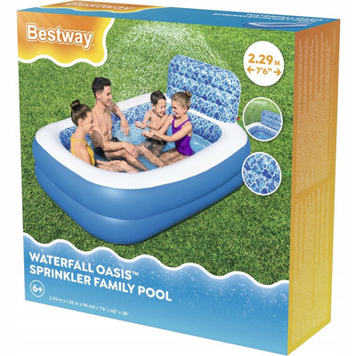 BASEN DMUCHANY PROSTOKĄTNY OGRODOWY RODZ - widok 2 opakowania szczegoly zabawka kolekcja