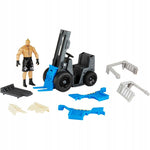WWE WREKKIN' SLAM 'N STACK FORKLIFT WÓZE - widok 6 opakowania szczegoly zabawka kolekcja