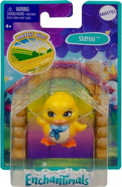 Zabawka ENCHANTIMALS HARVEST HILLS ZWIERZĄTKO KACZKA SLOSH - kolekcjonerska premium zabawki Aseo dla dzieci