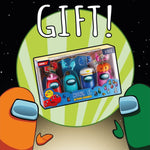 AMONG US 4-PAK SERIA 2 PMI FIGURKI Z AKC - widok 2 PMI opakowanie szczegoly collectible