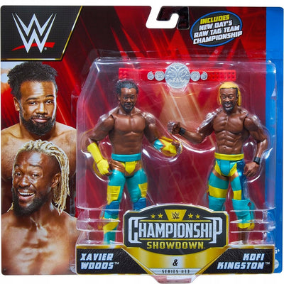 Zabawka WWE CHAMPIONSHIP SHOWDOWN 2-PAK RUCHOME FIGURKI XA - kolekcjonerska premium zabawki Aseo dla dzieci