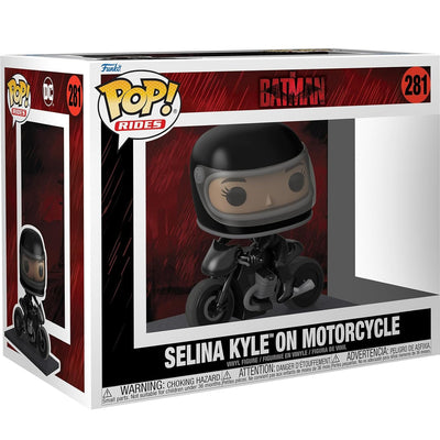 Figurka Funko POP RIDES DC THE BATMAN  SELINA KYLE ON MOTORCYCL - kolekcjonerska premium dla fanow kolekcjoner
