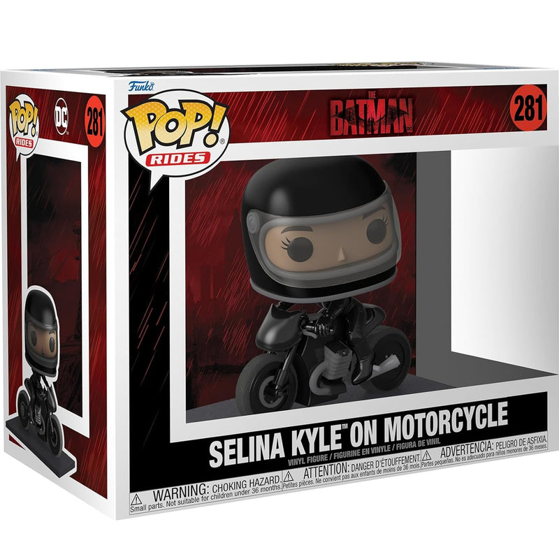 Figurka Funko POP RIDES DC THE BATMAN  SELINA KYLE ON MOTORCYCL - kolekcjonerska premium dla fanow kolekcjoner