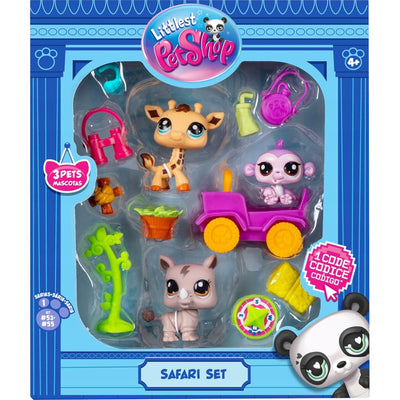 Zabawka LITTLEST PET SHOP LPS ZESTAW 3-PAK SAFFARI PLAY PA - kolekcjonerska TM Toys premium dla dzieci