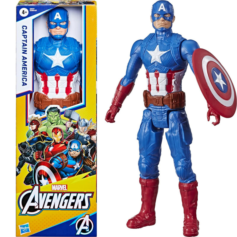 Zabawka MARVEL AVENGERS TITAN HERO SERIES CAPTAIN AMERICA  - kolekcjonerska Hasbro premium dla dzieci fanow