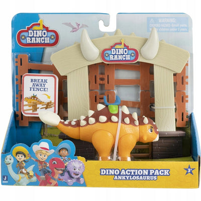 Zabawka DINO RANCH DINO ACTION PACK ZESTAW ZAGRODA +  AKCJ - kolekcjonerska premium zabawki Aseo dla dzieci