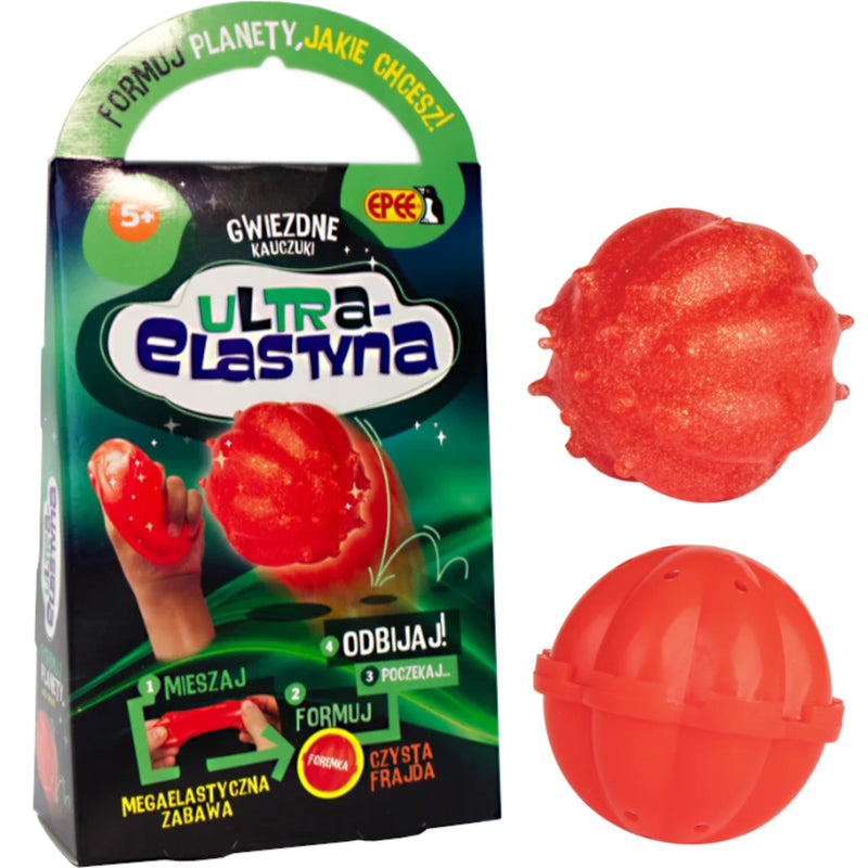 Zabawka ULTRAELASTYNA GWIEZDNE KAUCZUKI EPEE CZERWONA - kolekcjonerska Epee premium dla dzieci