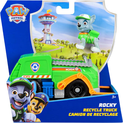 PSI PATROL PAW PATROL POJAZD RATUNKOWY RECYCLE TRUCK + FIGURKA ROCKY