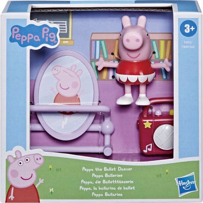 Zabawka ŚWINKA PEPPA  ZESTAW PEPPA BALETNICA HASBRO - kolekcjonerska premium zabawki Aseo dla dzieci