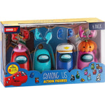 AMONG US 4-PAK SERIA 2 PMI FIGURKI Z AKC - widok 9 PMI opakowanie szczegoly collectible