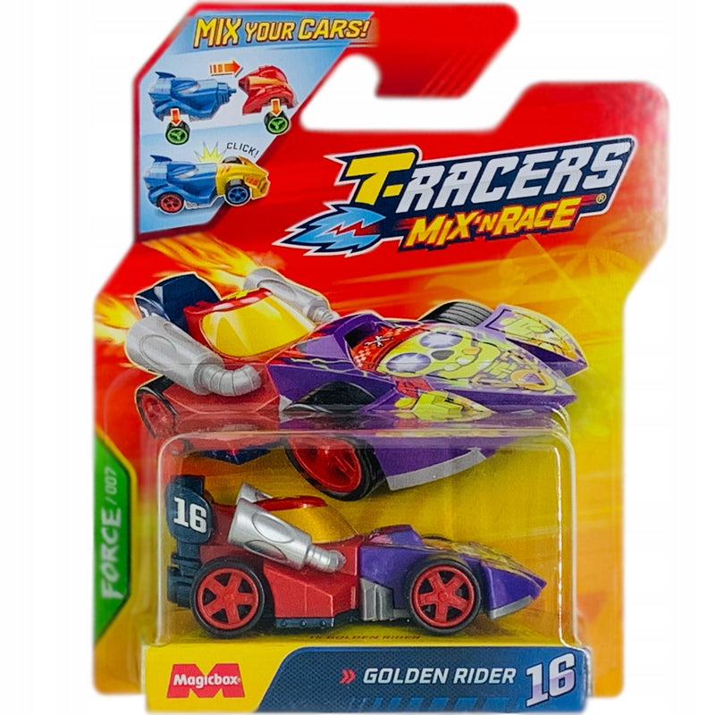 Zabawka T-RACERS 2.0 MIX 'N RACE MAGIC BOX FORCE 007 AUTO  - kolekcjonerska premium zabawki Aseo dla dzieci