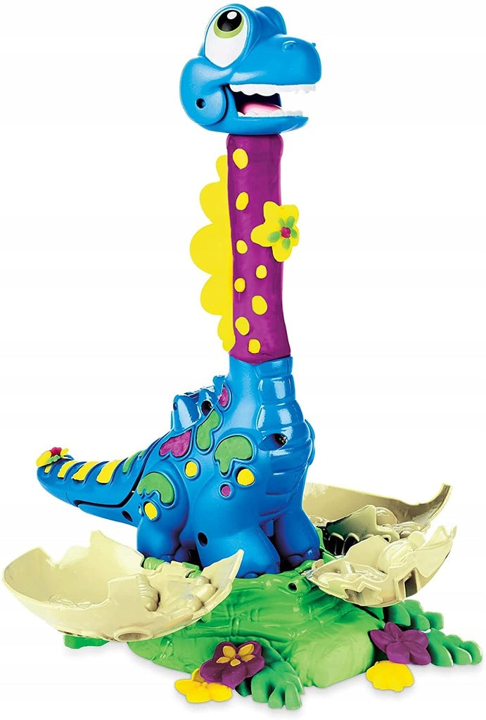 CIASTOLINA PLAY-DOH DINO WYKLUWAJĄCY SIĘ - widok 4 opakowania szczegoly zabawka kolekcja