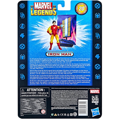 MARVEL LEGENDS 20-LECIE 1 SERIA RUCHOMA  - widok 2 opakowania Hasbro szczegoly kolekcja