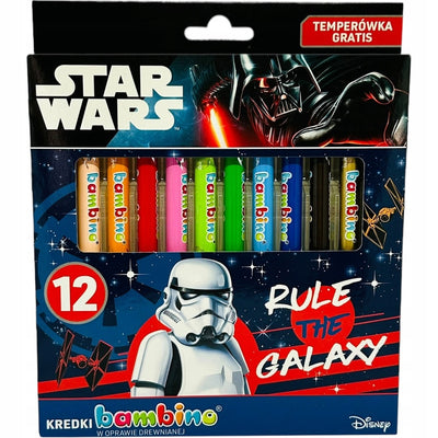 Zabawka KREDKI BAMBINO JUMBO W DREWNIANEJ OPRAWIE Z NADRUK - kolekcjonerska St. Majewski premium dla dzieci