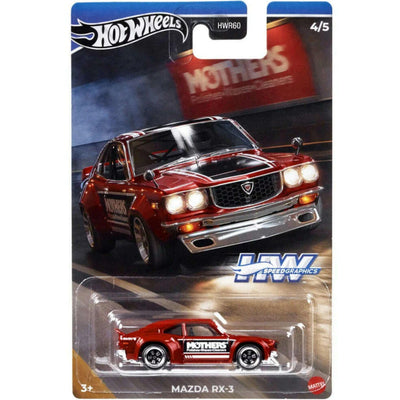 Zabawka HOT WHEELS SPEED GRAPHICS SILVER SERIES AUTKO SAMO - kolekcjonerska Mattel premium dla dzieci