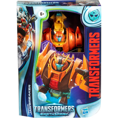 Zabawka TRANSFORMERS EARTHSPARK ISKRA ZIEMI DELUXE CLASS T - kolekcjonerska Hasbro premium dla dzieci fanow