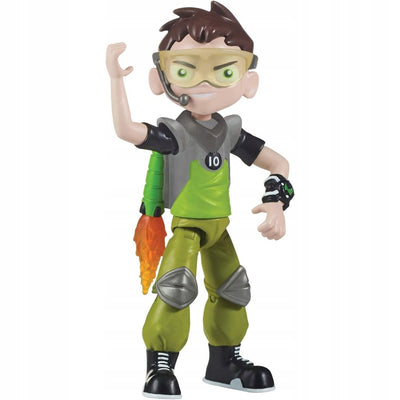 BEN 10 RUCHOMA  PLAYMATES TOYS JET PACK  - widok 2 opakowania szczegoly zabawka kolekcja