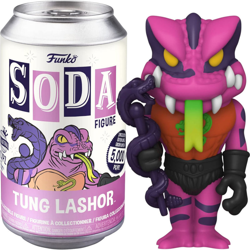 Figurka Funko Vinyl Soda Tung Lashor - Masters of the Universe MOTU - limitowana w puszce retro He-Man
