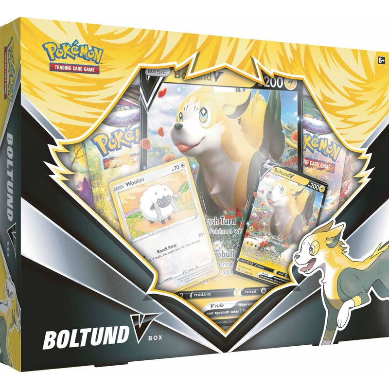 Zabawka POKEMON TCG TRADING CARD GAME V BOX DUŻY ZESTAW BO - kolekcjonerska Pokemon TCG premium dla dzieci