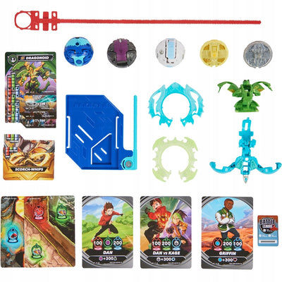 BAKUGAN 3.0 BATTLE PACK 5-PAK VENTRI DRA - widok 2 opakowania szczegoly zabawka kolekcja