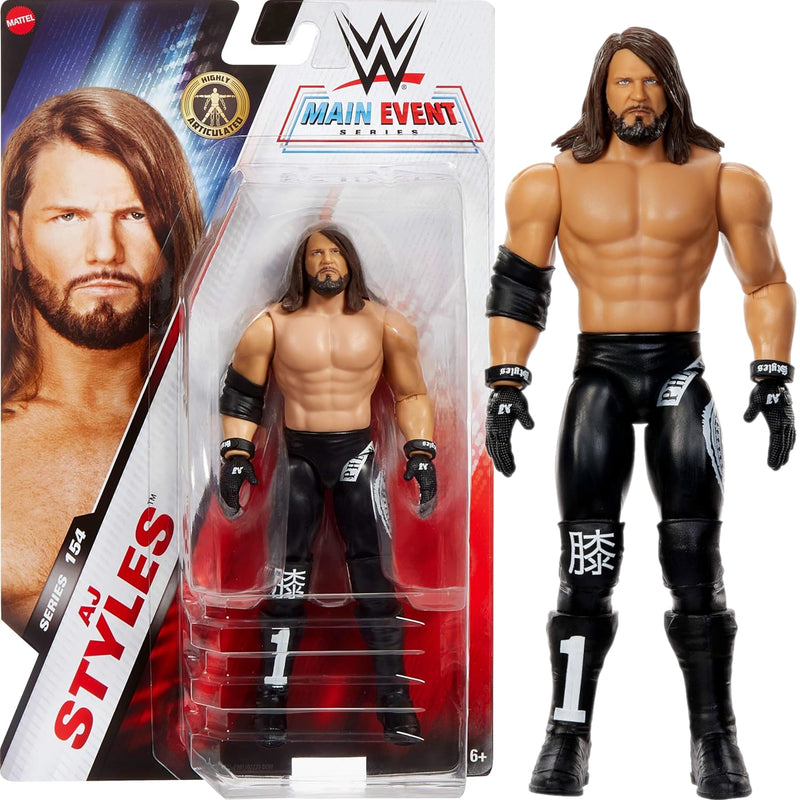 Zabawka WWE MAIN EVENT SERIES 154 SERIA MATTEL RUCHOMA  AJ - kolekcjonerska Mattel premium dla dzieci