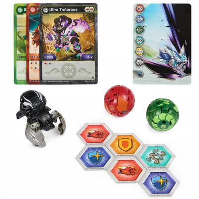BAKUGAN LEGENDS TRETOROUS + SPARTILLION  - widok 2 opakowania szczegoly zabawka kolekcja