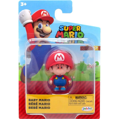 SUPER MARIO JAKKS PACIFIC ORYGINALNA RUCHOMA FIGURKA BABY MARIO 5cm