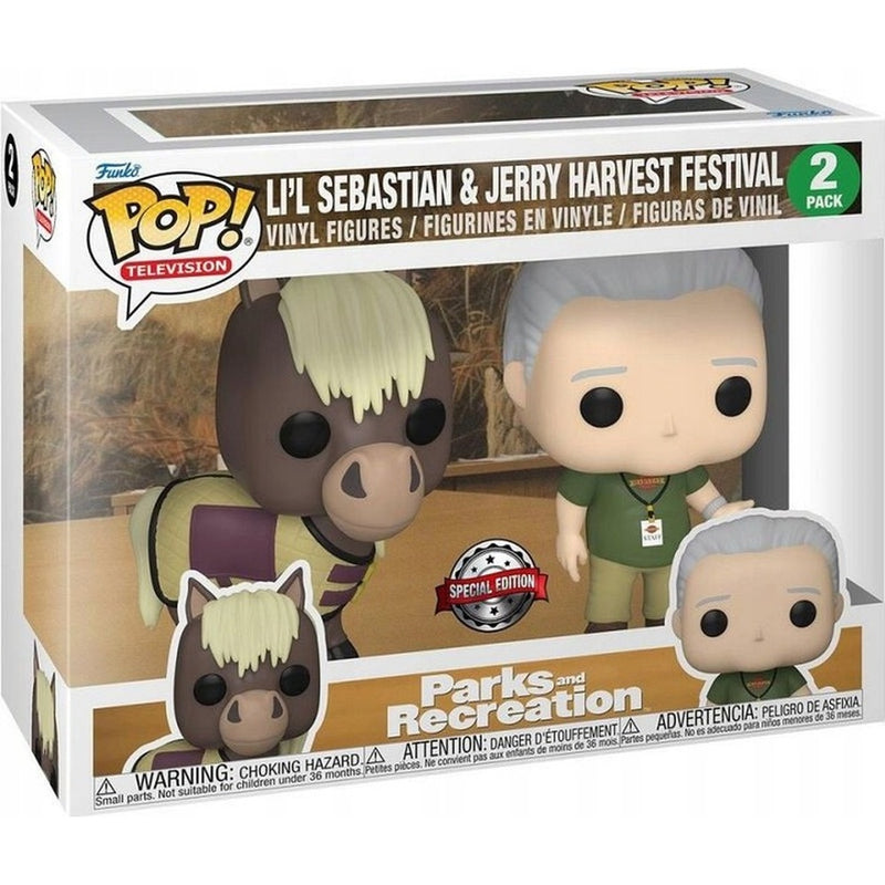 Figurka Funko POP PARKS AND RECREATION LI'L SEBASTIAN & JERRY H - kolekcjonerska premium dla fanow kolekcjoner