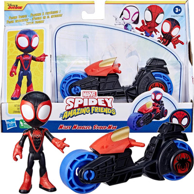 Zabawka SPIDEY I SUPER KUMPLE MARVEL MOTOCYKL + RUCHOMA  M - kolekcjonerska Hasbro premium dla dzieci fanow