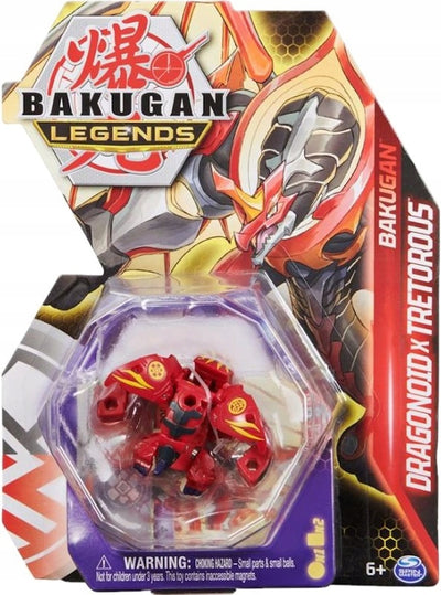 Zabawka BAKUGAN LEGENDS  DRAGONOID X TRETOROUS - kolekcjonerska premium zabawki Aseo dla dzieci