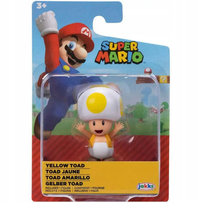 Zabawka SUPER MARIO JAKKS  ROPUCH YELLOW TOAD 5cm - kolekcjonerska premium zabawki Aseo dla dzieci