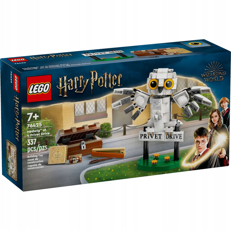 Zabawka LEGO HARRY POTTER ZESTAW HEDWIGA Z WIZYTĄ NA ULICY - kolekcjonerska premium zabawki Aseo dla dzieci