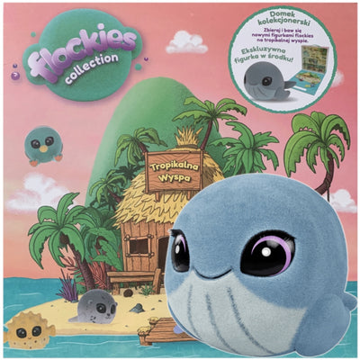 Zabawka FLOCKIES DOMEK KOLEKCJONERSKI WALIZKA WYSPA TROPIK - kolekcjonerska premium zabawki Aseo dla dzieci