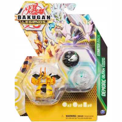 Zabawka BAKUGAN LEGENDS ULTRA DEMORC + COLOSSUS + BARBETRA - kolekcjonerska premium zabawki Aseo dla dzieci