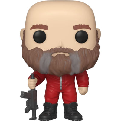 Funko POP TELEVISION LA CASA DE PAPEL DOM Z P - widok 2 opakowania tyl back box kolekcjonerska