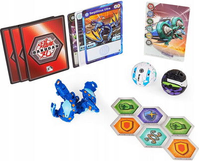 BAKUGAN GEOGAN STARTER PACK SERPILLIOUS  - widok 2 opakowania szczegoly zabawka kolekcja