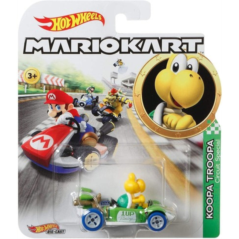 Zabawka HOT WHEELS MARIO KART DIE-CAST AUTKO SAMOCHÓD KOOP - kolekcjonerska Mattel premium dla dzieci