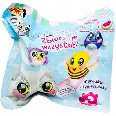 ZGNIECIULKI PACHNĄCA MINI MASKOTKA SASZE - widok 2 opakowania szczegoly zabawka kolekcja