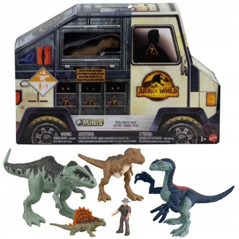 Zabawka JURASSIC WORLD DOMINION PARK JURAJSKI MINIS TOTAL  - kolekcjonerska premium zabawki Aseo dla dzieci