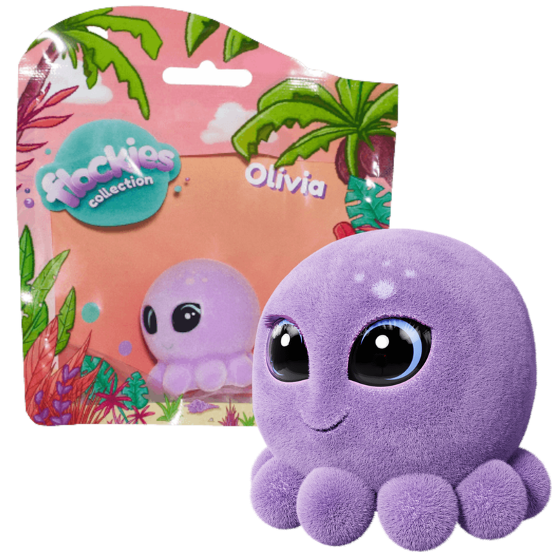 Zabawka FLOCKIES WYSPA TROPIKALNA  KOLEKCJONERSKA OŚMIORNI - kolekcjonerska TM Toys premium dla dzieci